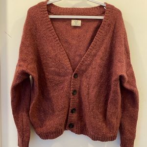 Aritzia TNA Purple Cardigan. Size Medium.